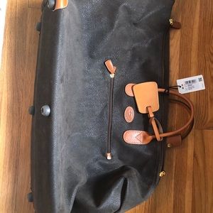 BRICS Subaru Brand Large Leather Tote